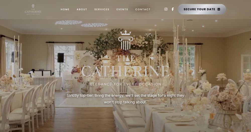 The Catherine website